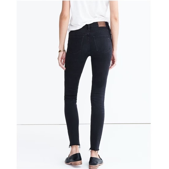 MADEWELL 9" High-Rise Skinny Jeans in Black Sea size 27 - Picture 2 of 9